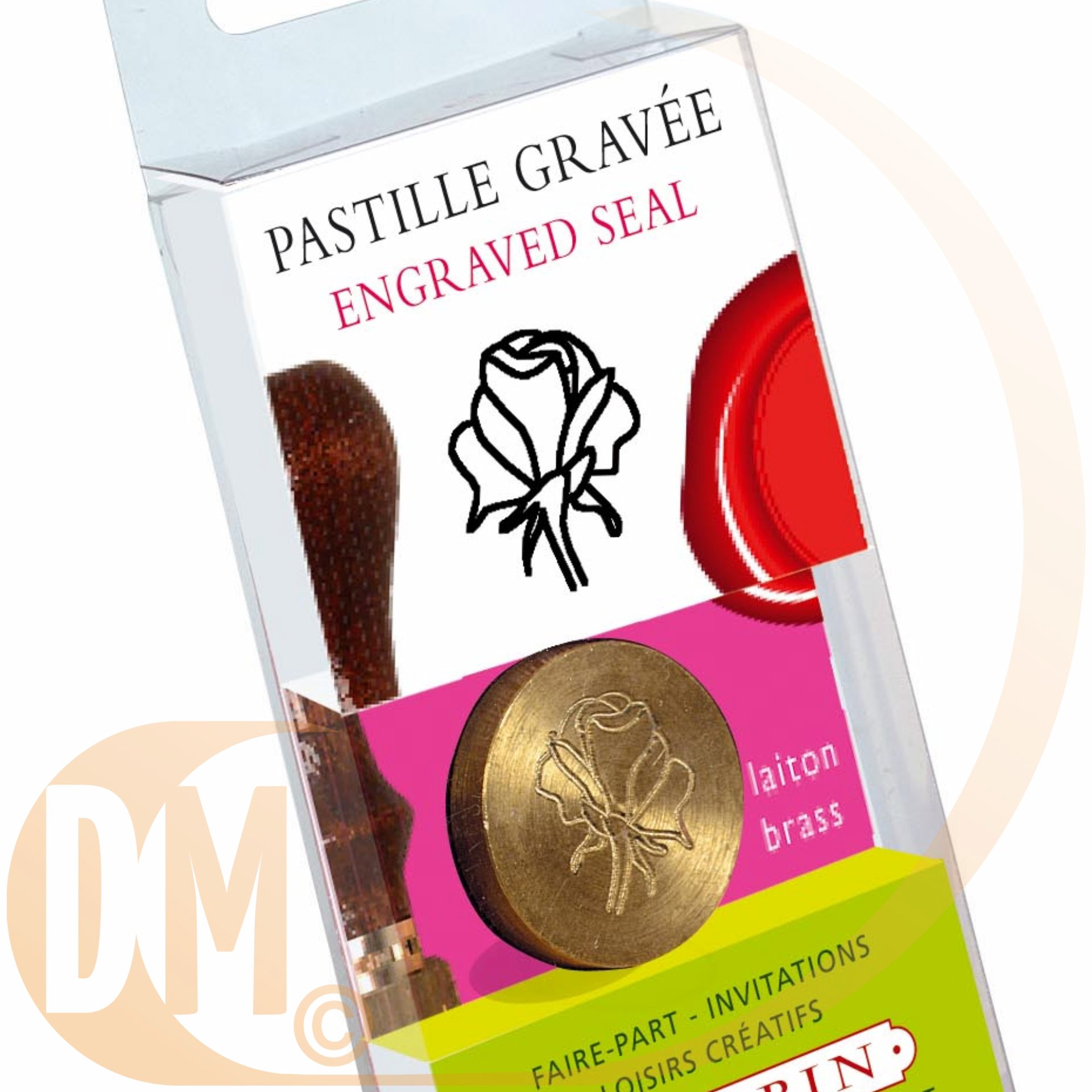 Pastilles laiton pour manche bois