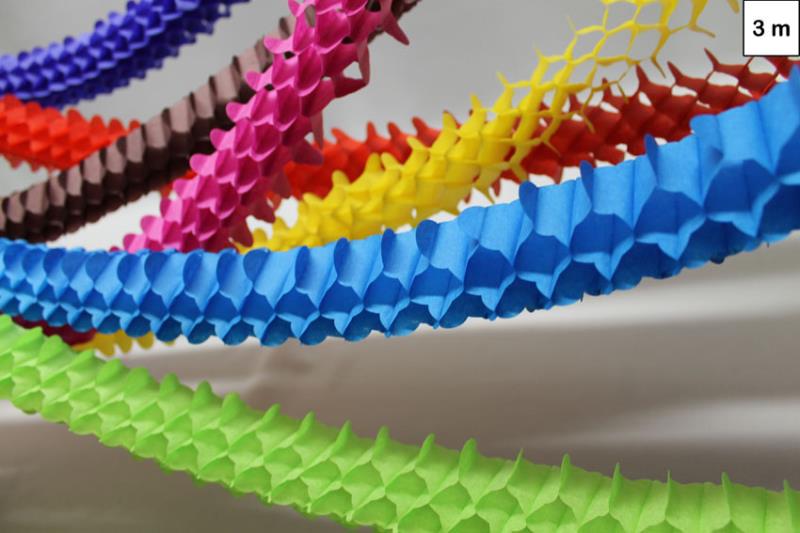 Guirlande boa en papier