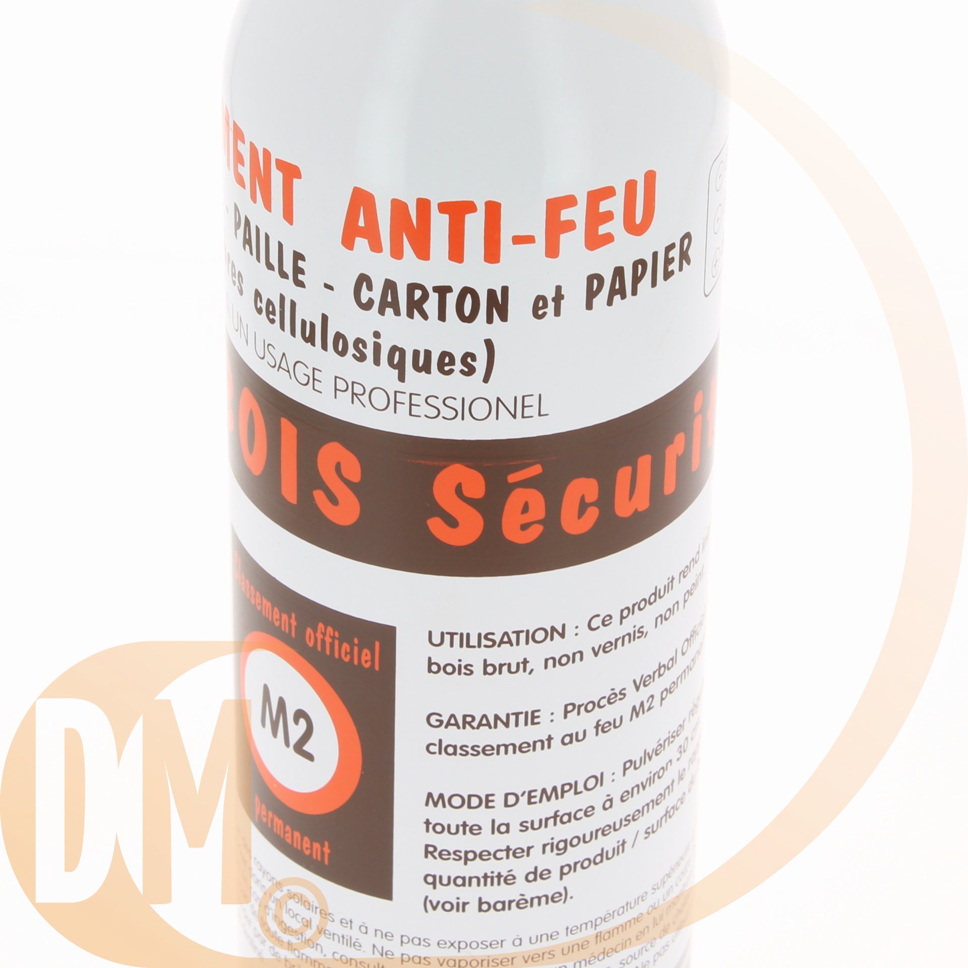 Traitement anti-feu pour papier et bois.