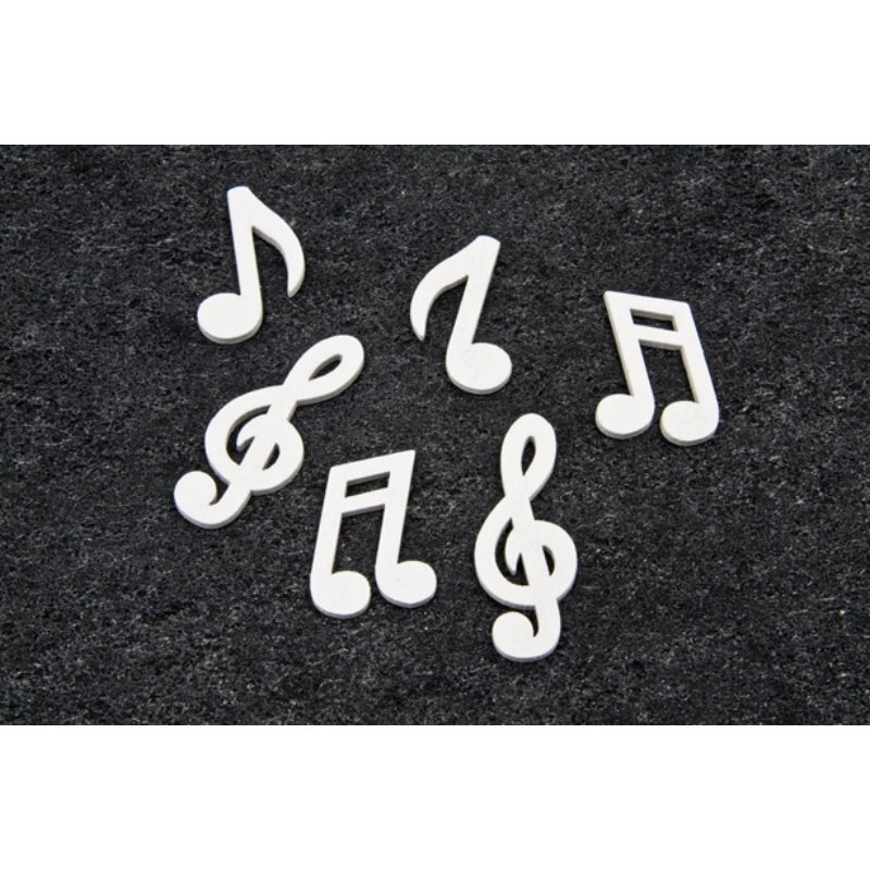 Notes de musique bois (x24)