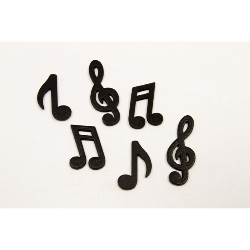 Notes de musique bois (x24)