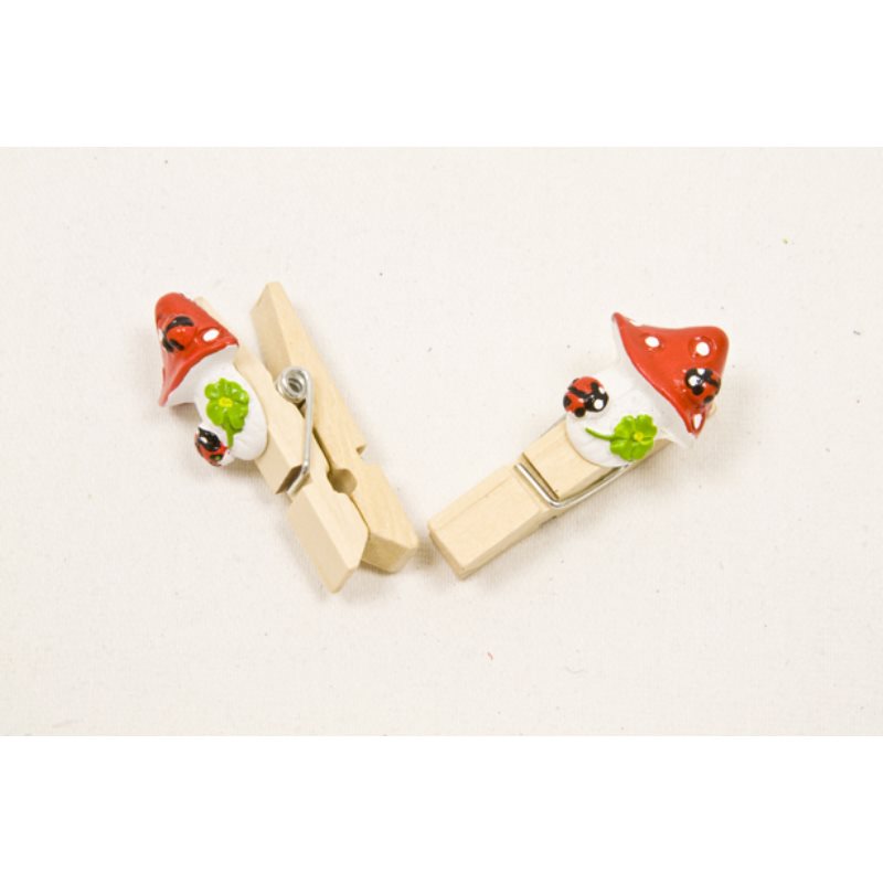 Pince d�co champignion (x6)
