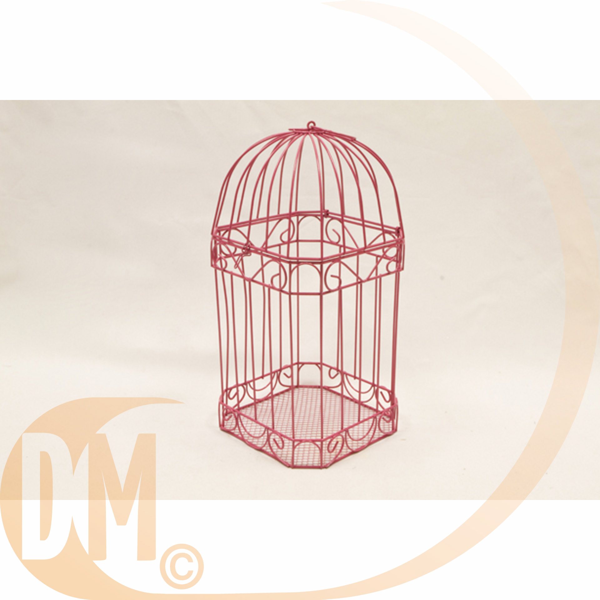 Cage m�tallique pour carte de voeux
