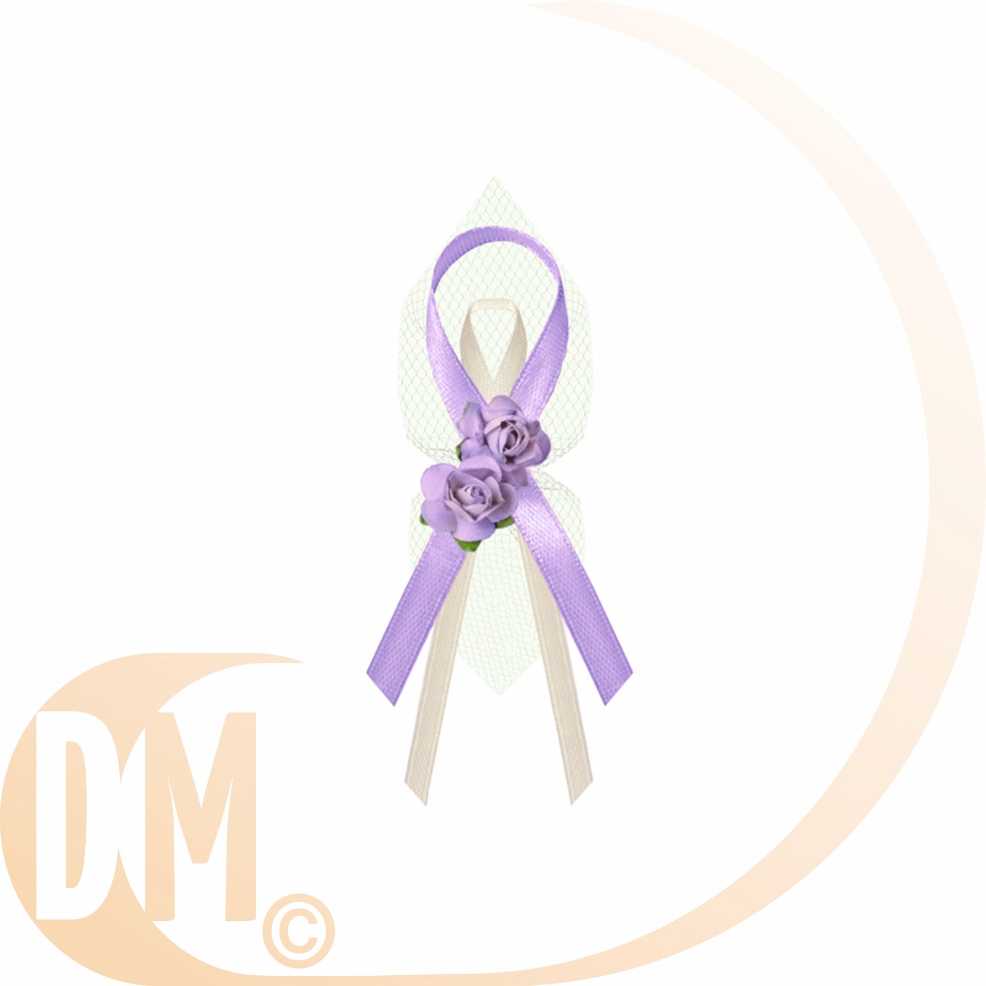 Boutonni�re avec roses par 6