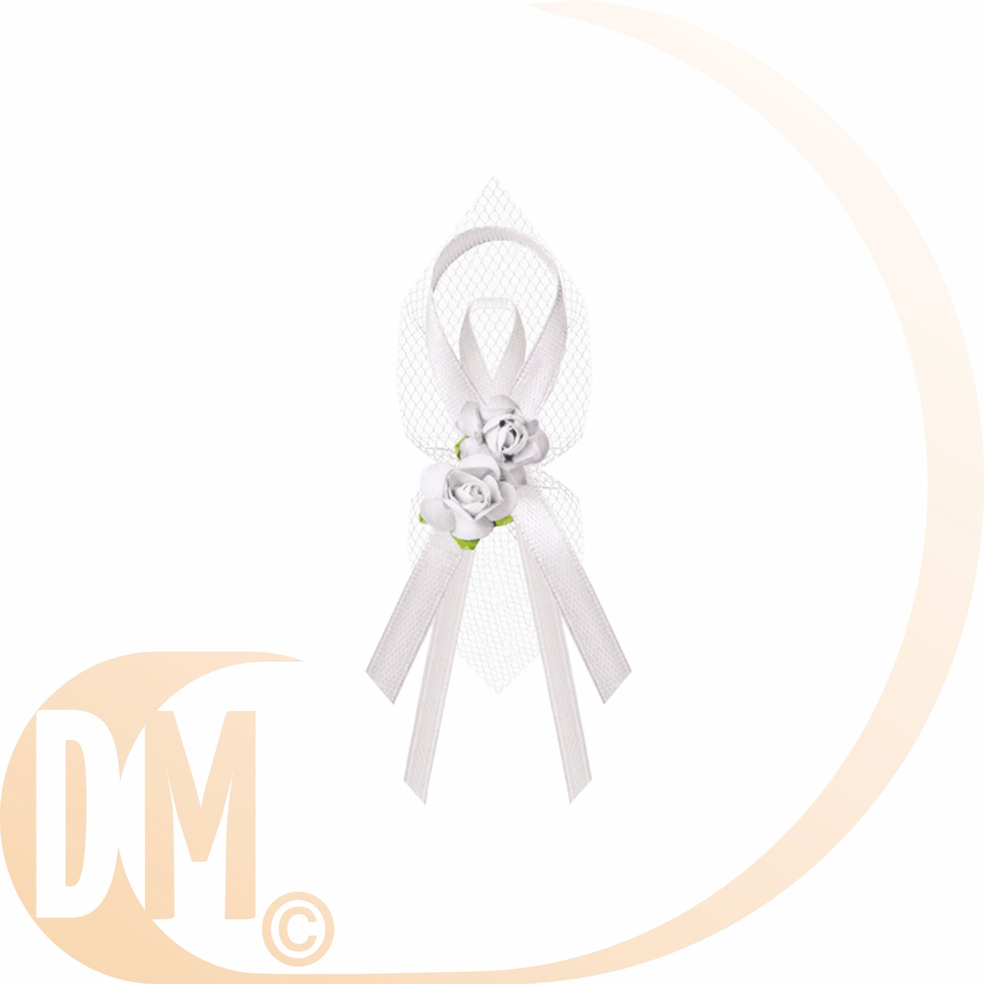 Boutonni�re avec roses par 6