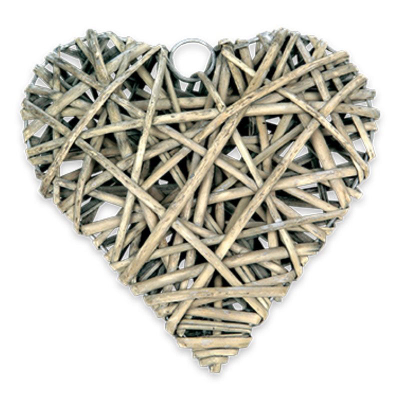 Coeur plein osier tress� 