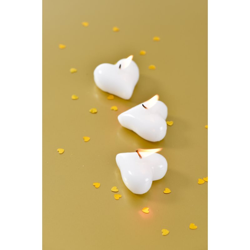 Paillettes coeur en tube
