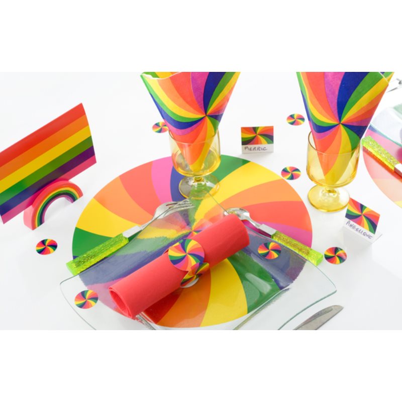 Set de table Arc-en-ciel
