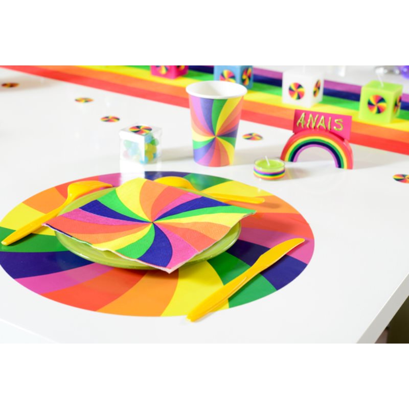 Set de table Arc-en-ciel