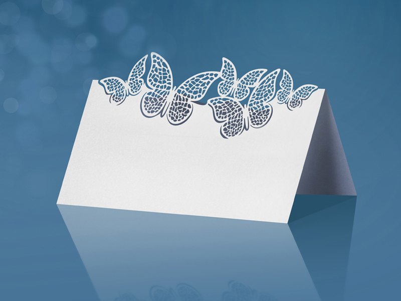 Marque place Multi Papillons par 10