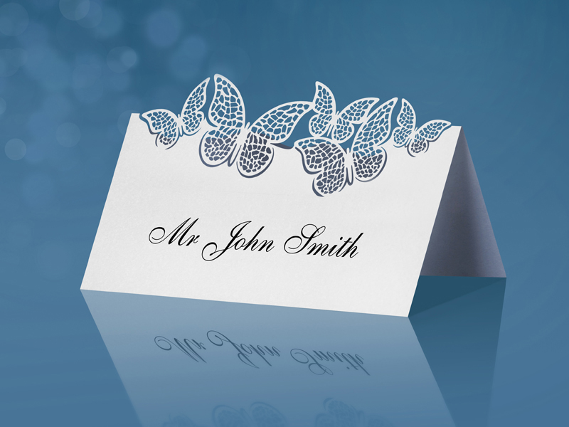 Marque place Multi Papillons par 10