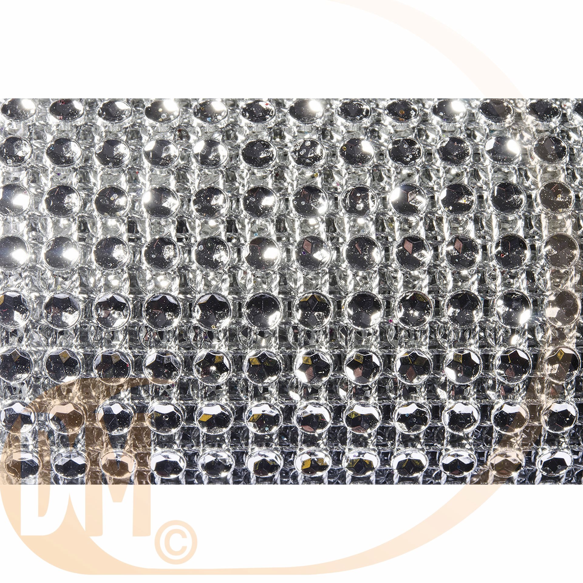 Ruban de table strass 1,80 m