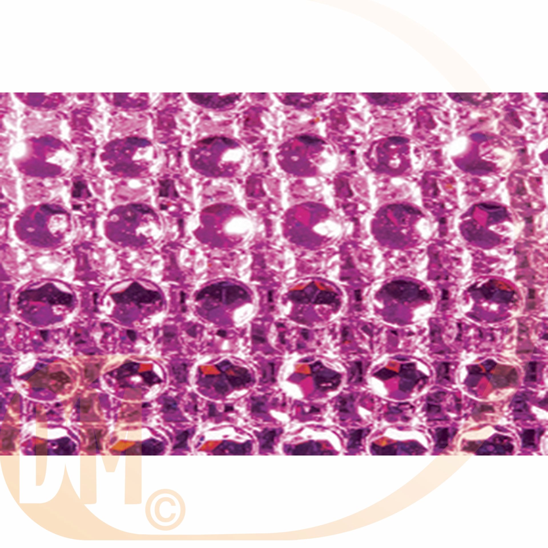 Ruban de table strass 1,80 m