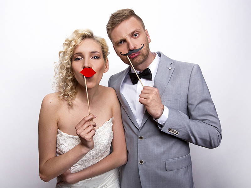 Sachet Sticks Moustaches Photo Booth