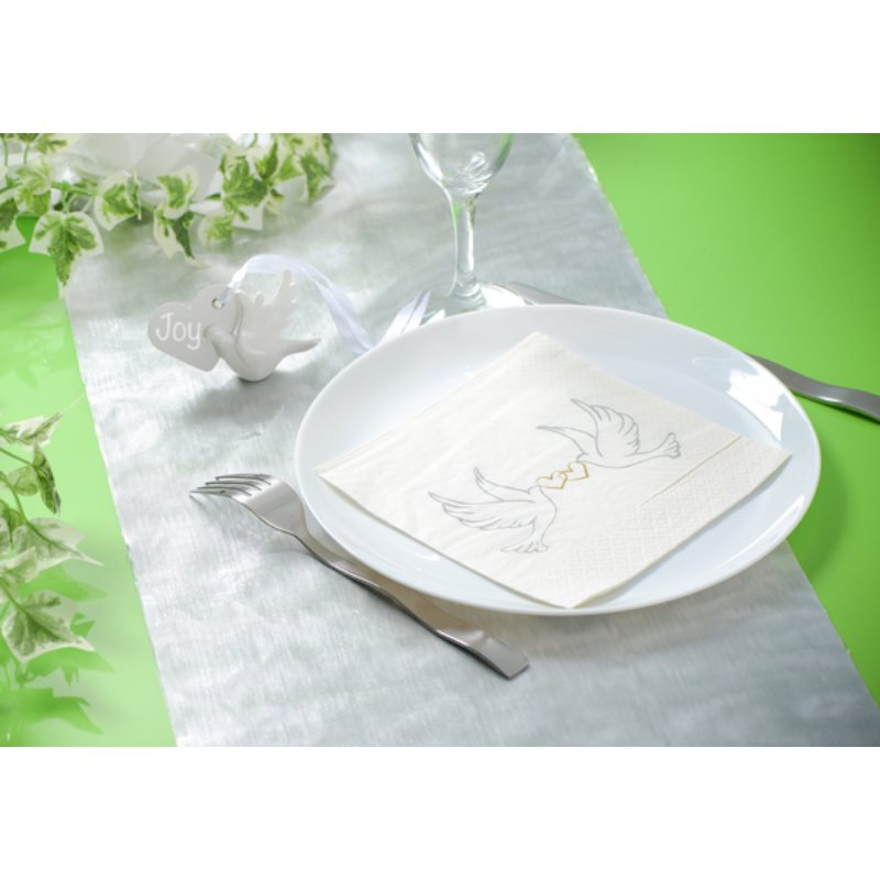 Chemin de table m�tallis�