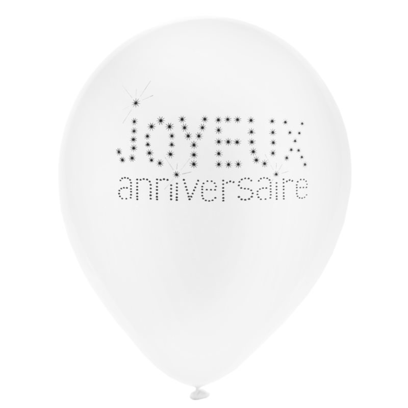 Ballon Anniversaire par 8