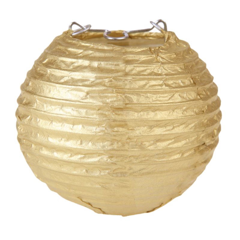 Lampion en papier effet m�tallis�