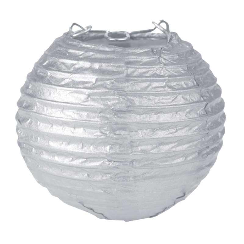 Lampion en papier effet m�tallis�