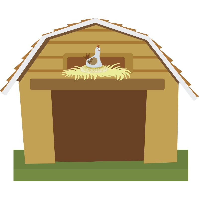 centre de table ferme 