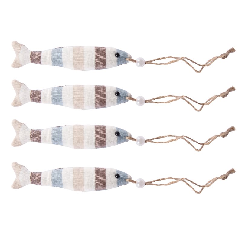 Poissons avec rayures par 4 