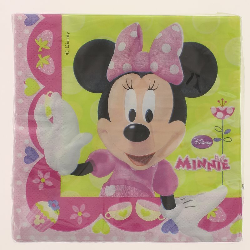 Serviette anniversaire Minnie