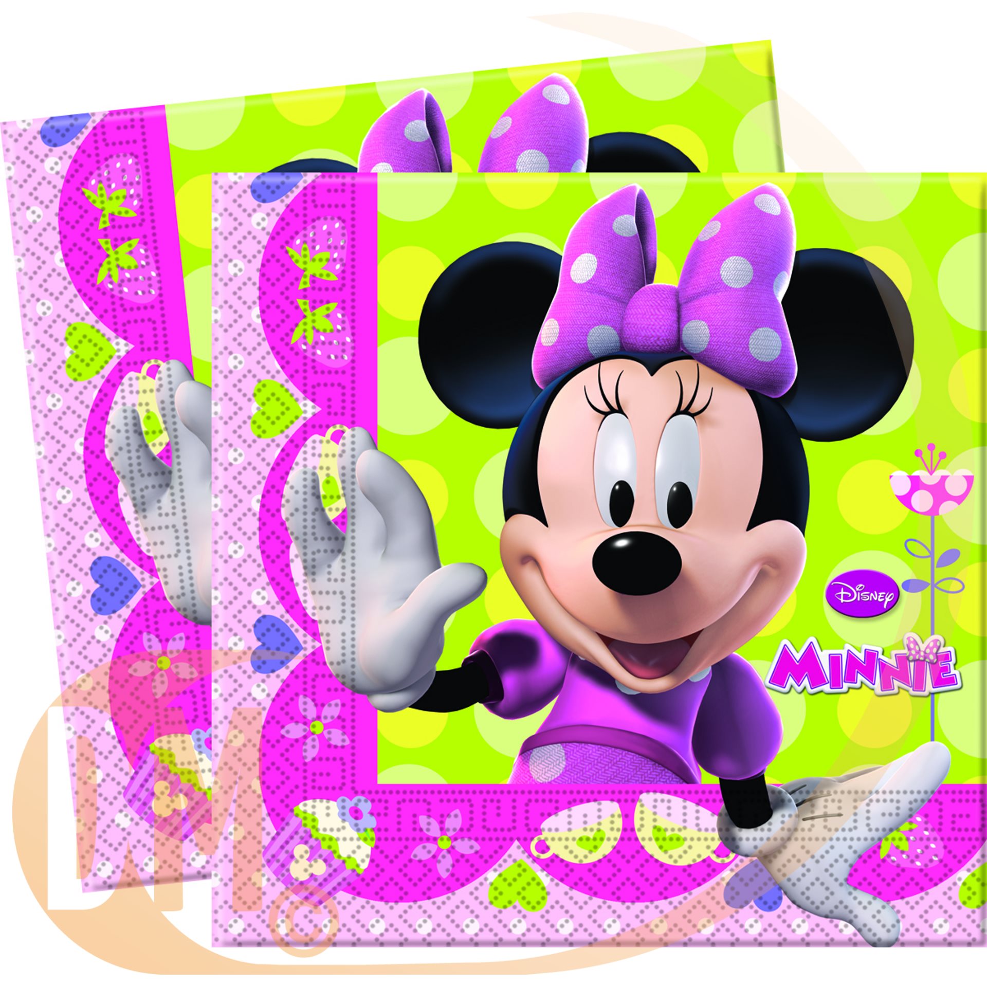 Serviette anniversaire Minnie