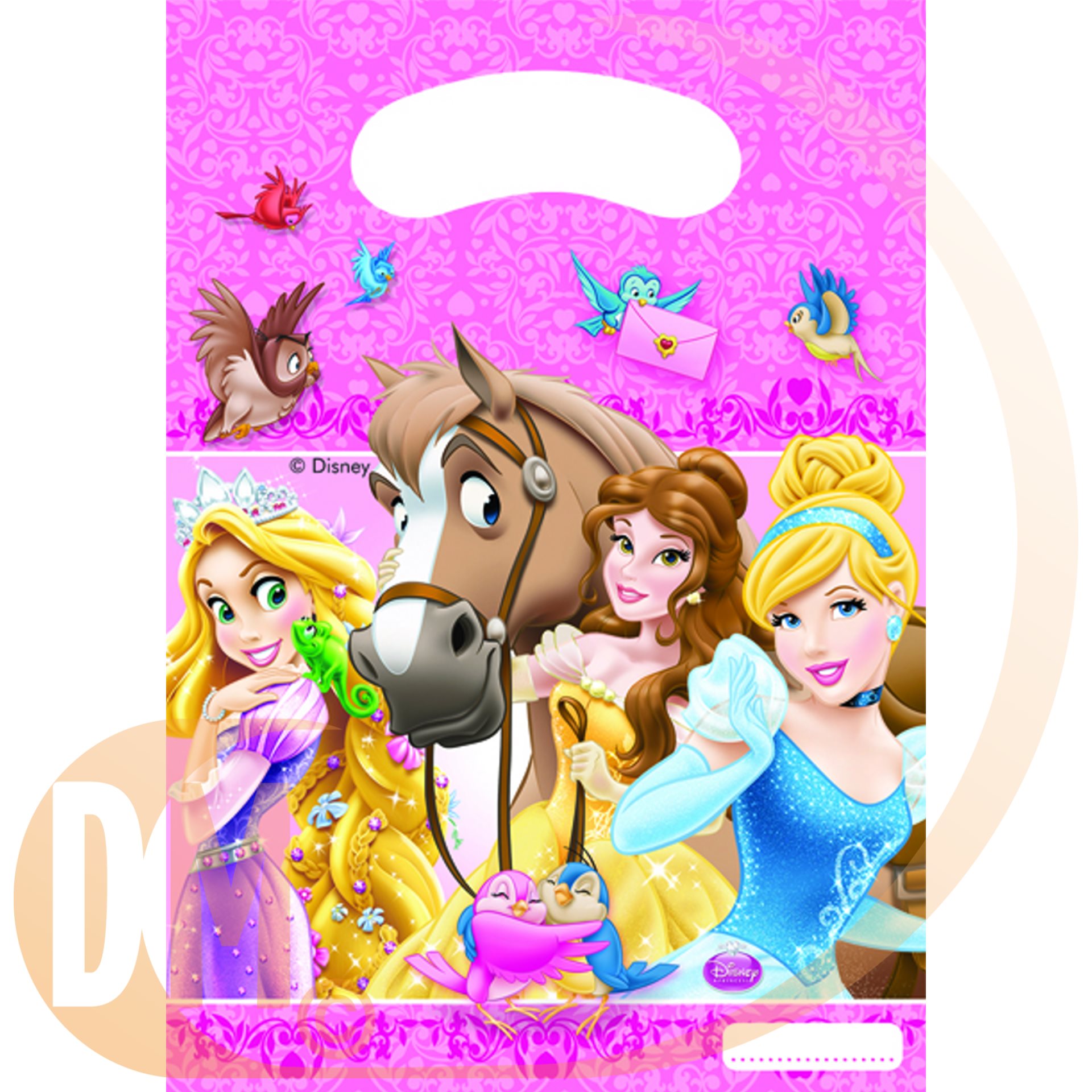 Sac cadeaux Princesse et animaux