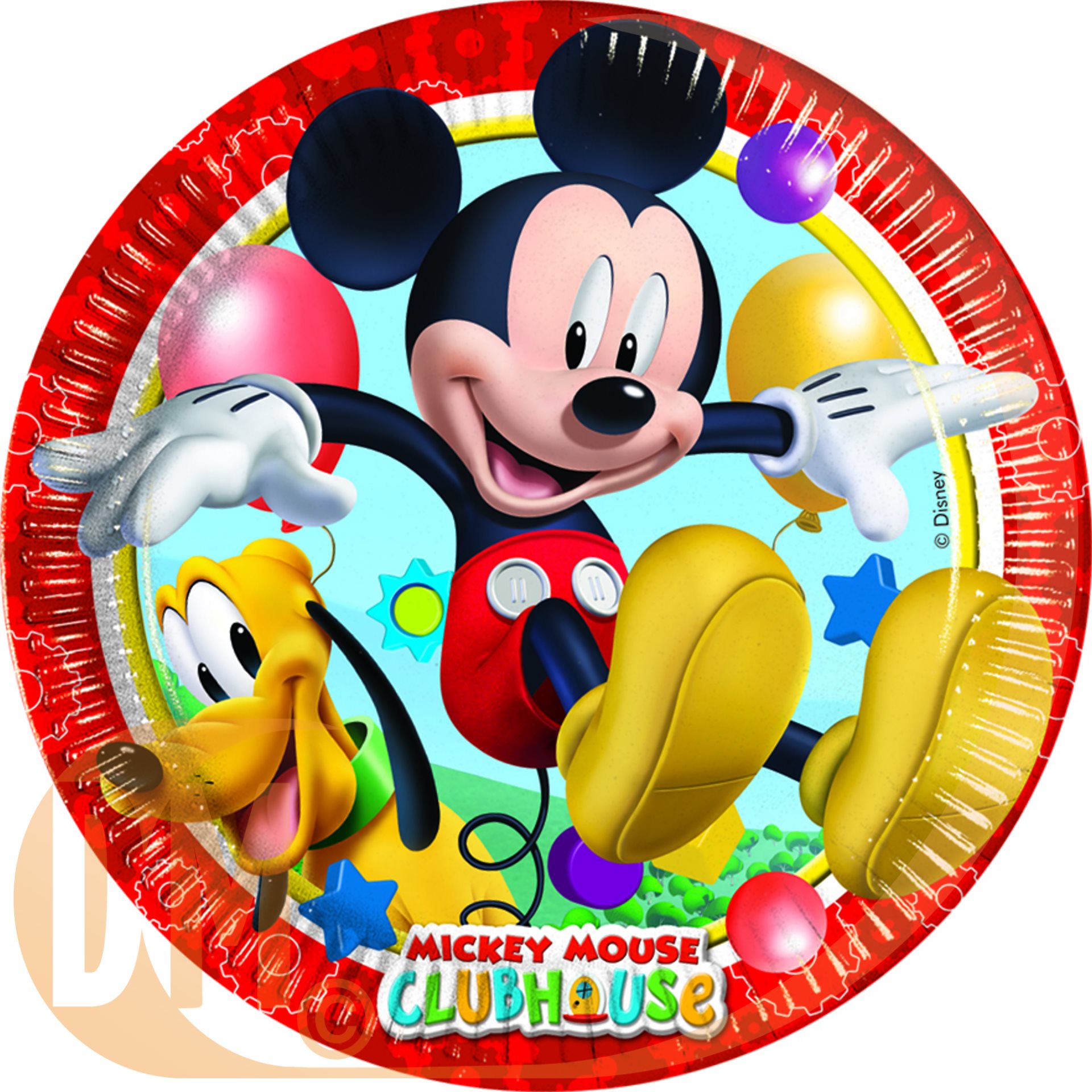 Assiette anniversaire Mickey
