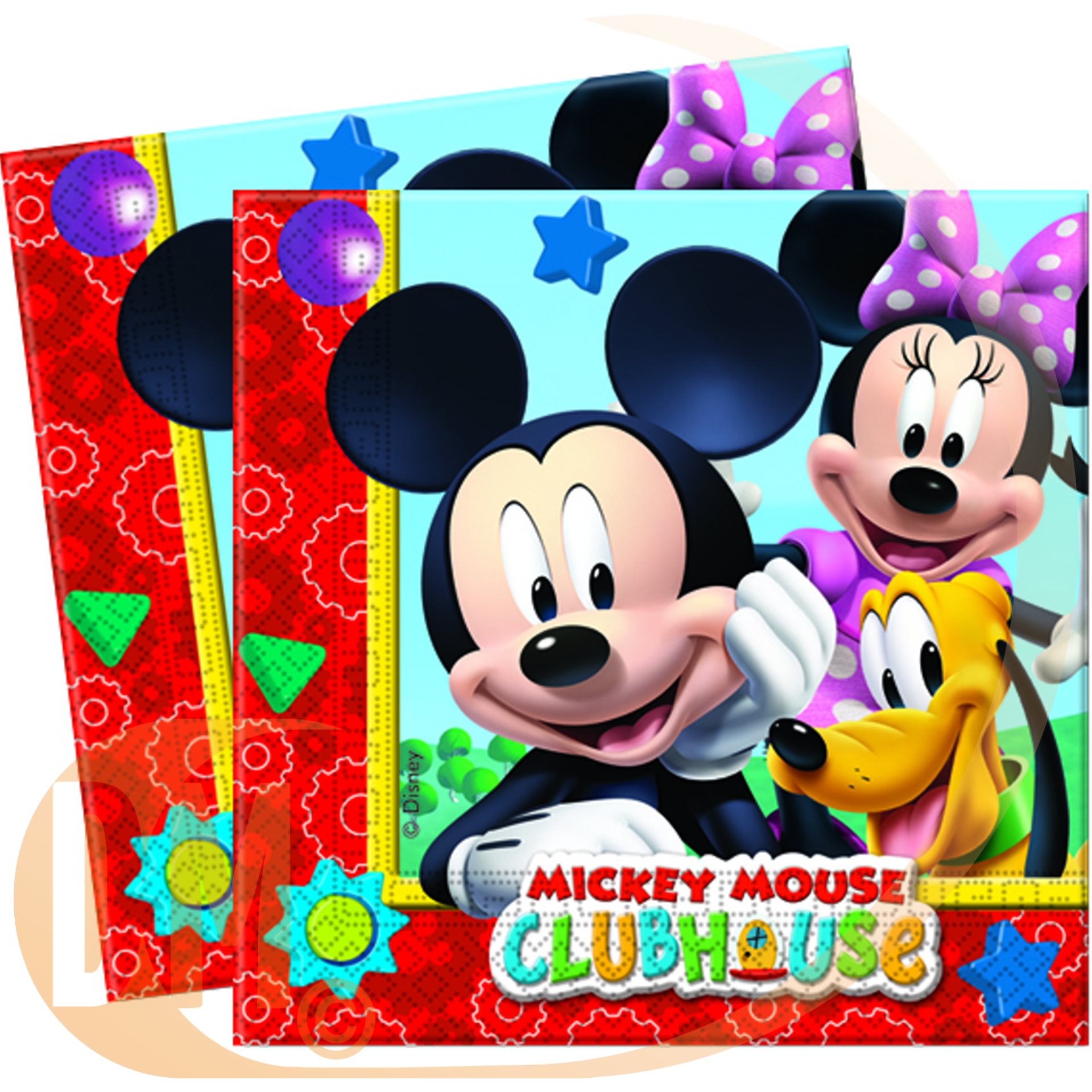 Serviette anniversaire Mickey
