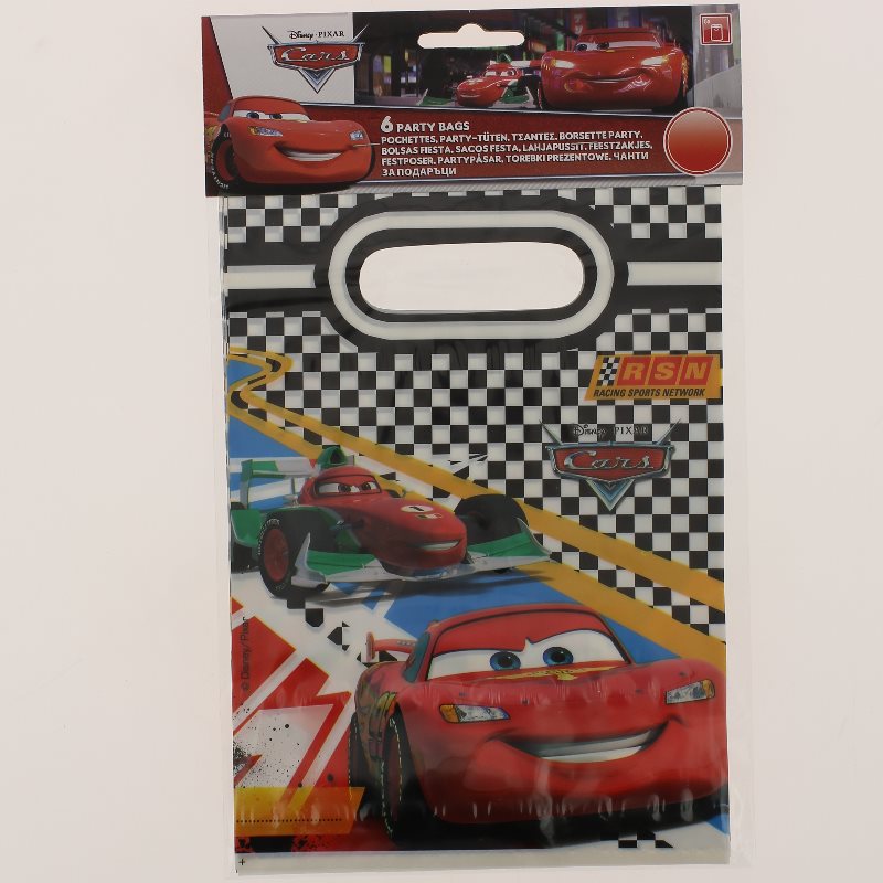 Sac cadeaux Cars x6