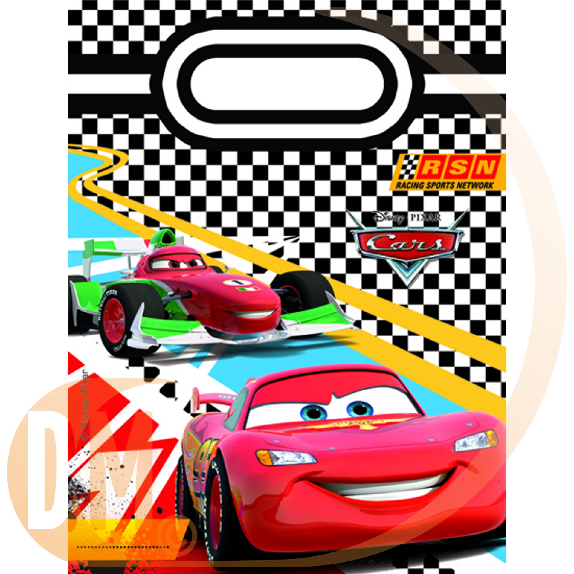 Sac cadeaux Cars x6
