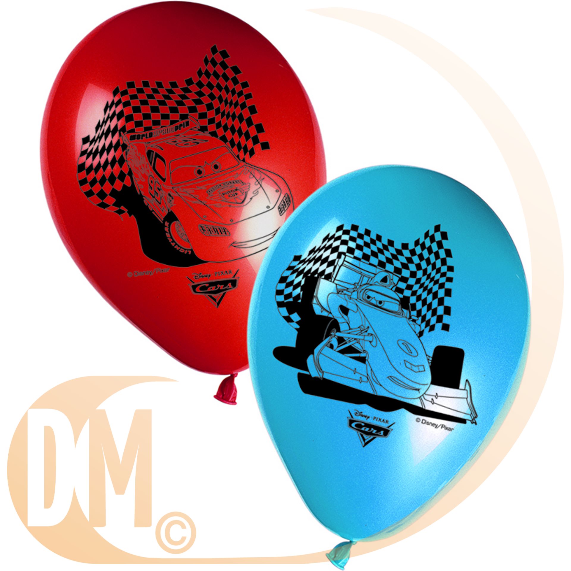 Ballon Cars x8 