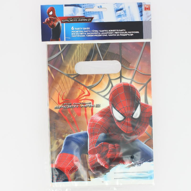 Sac cadeaux Spiderman x6