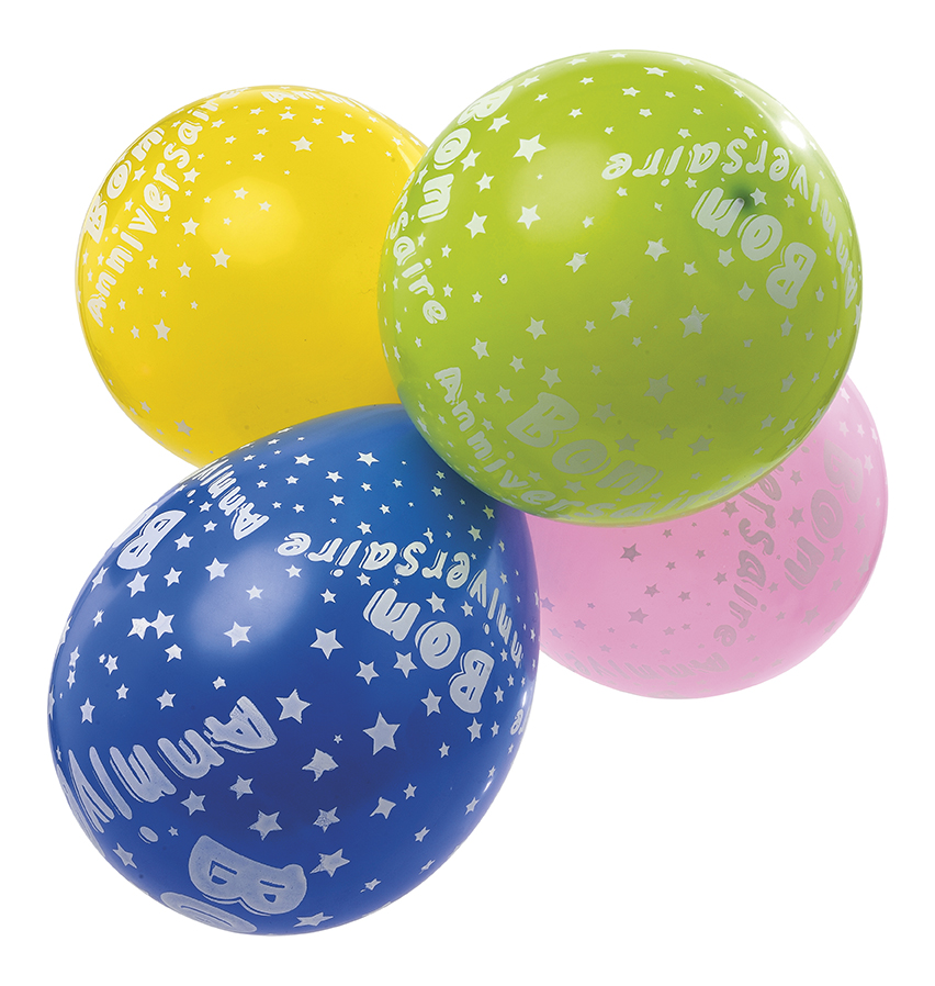 Balllon anniversaire etoile
