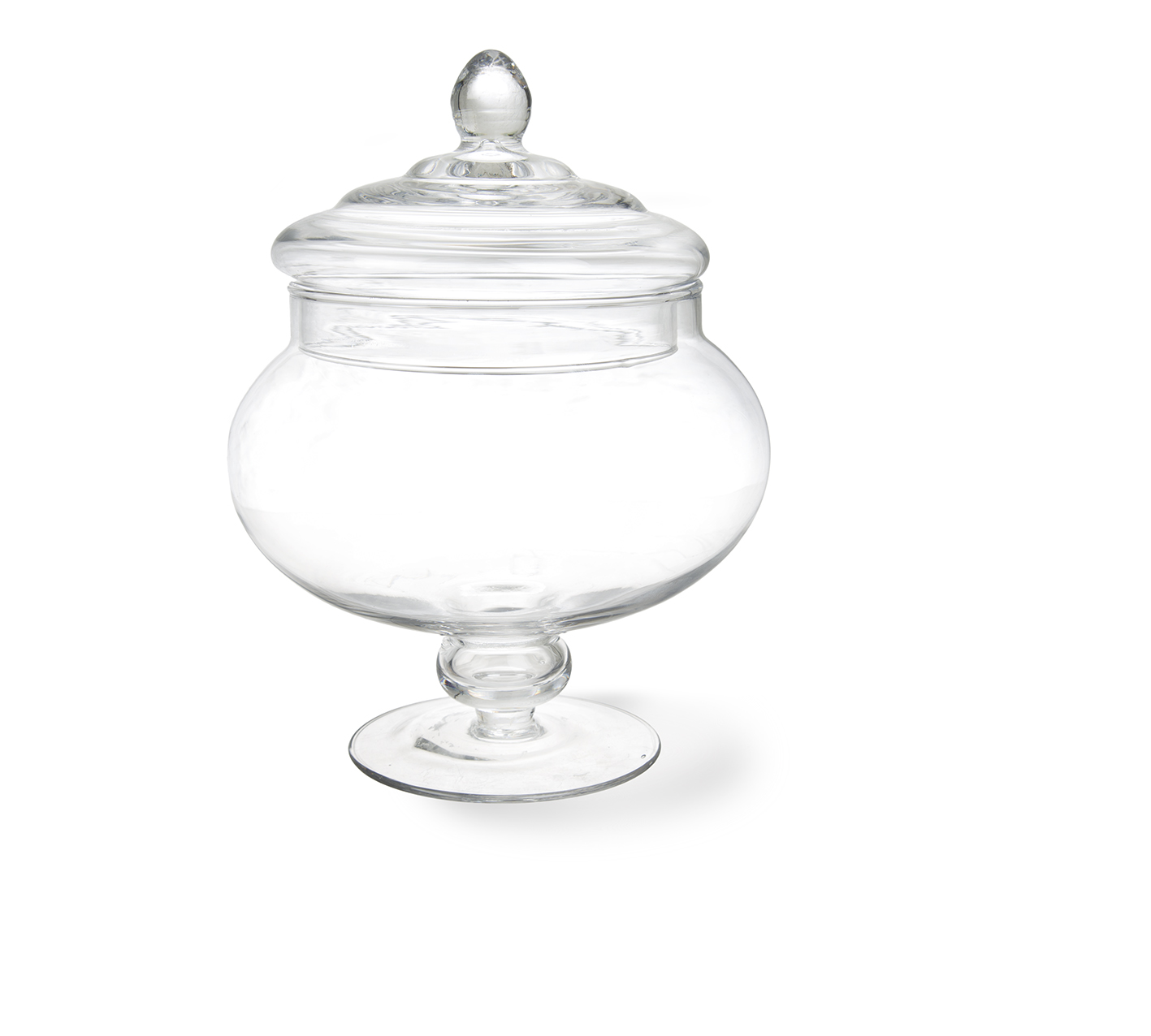 Bonbonni�re confiseur en verre sur pied
