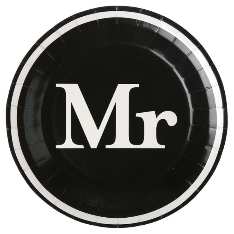 Assiette Mr & Mrs
