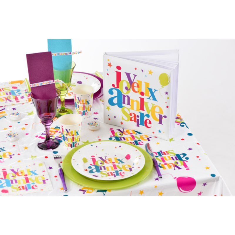 Livre d'or Joyeux Anniversaire festif