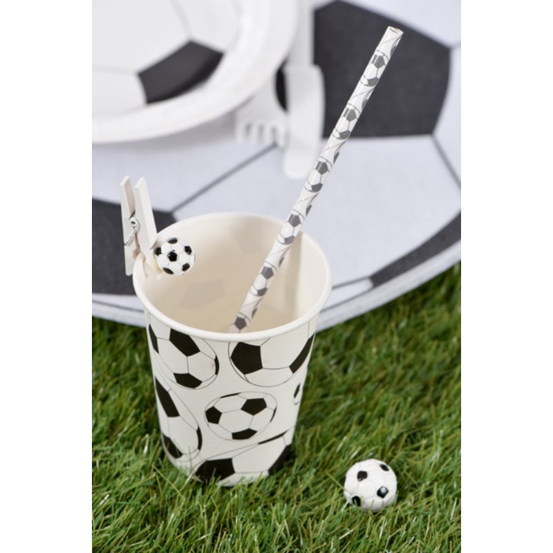 Ballon de foot sur pince x 6 