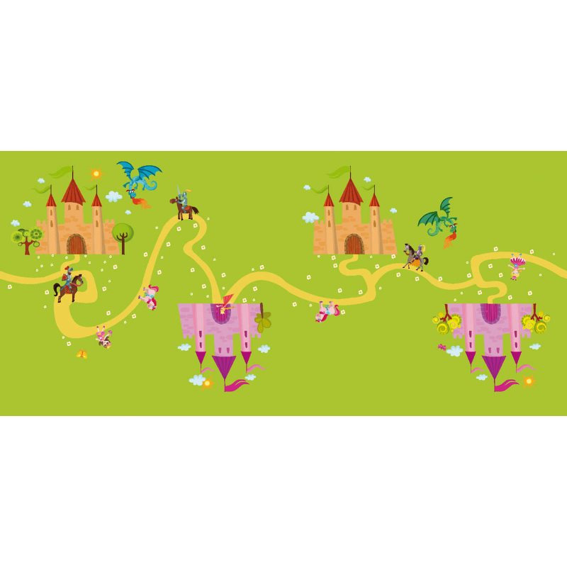 Chemin de table Princesses et Chevaliers