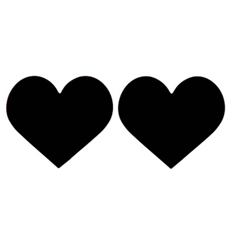 Etiquette adhesive coeur par 24
