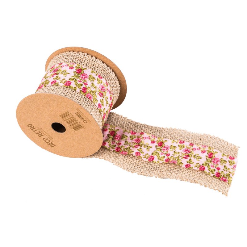 Ruban jute Shabby