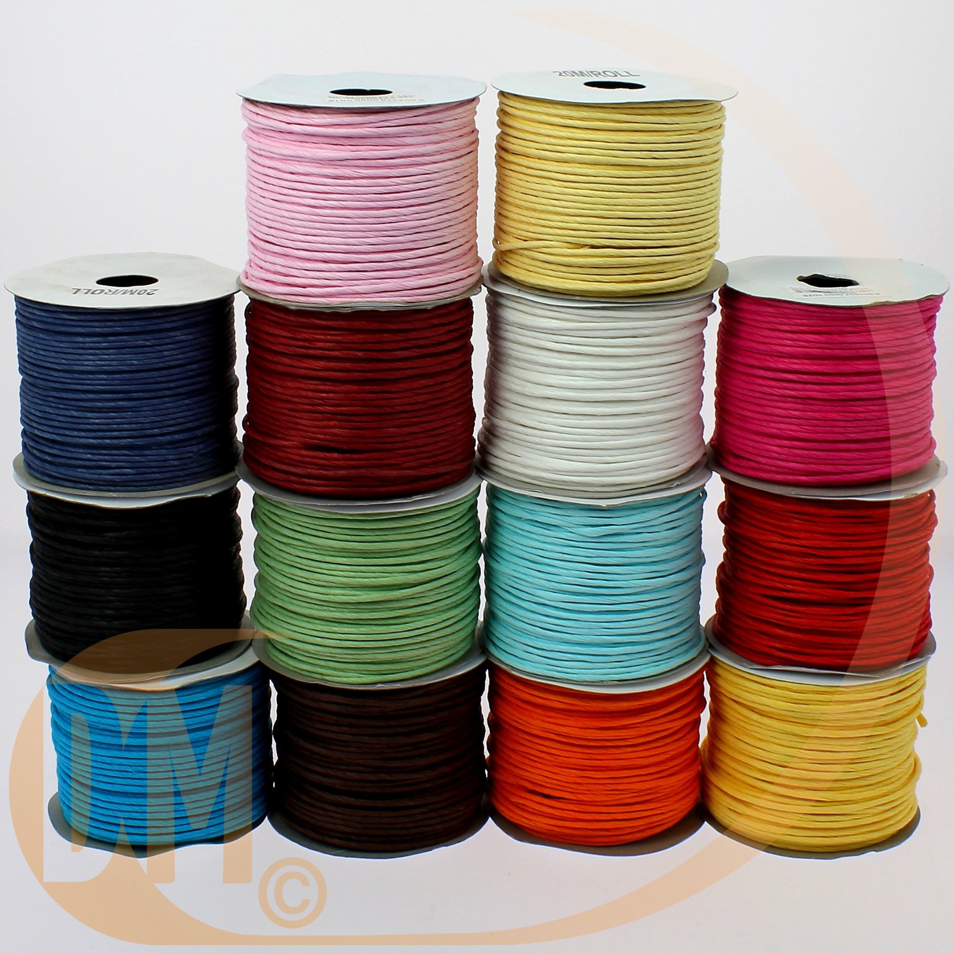 Raphia papier cordon laitonn�