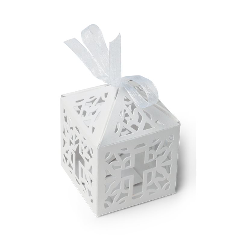 Cage � papier communion motif croix vendu par 10 pi�ces