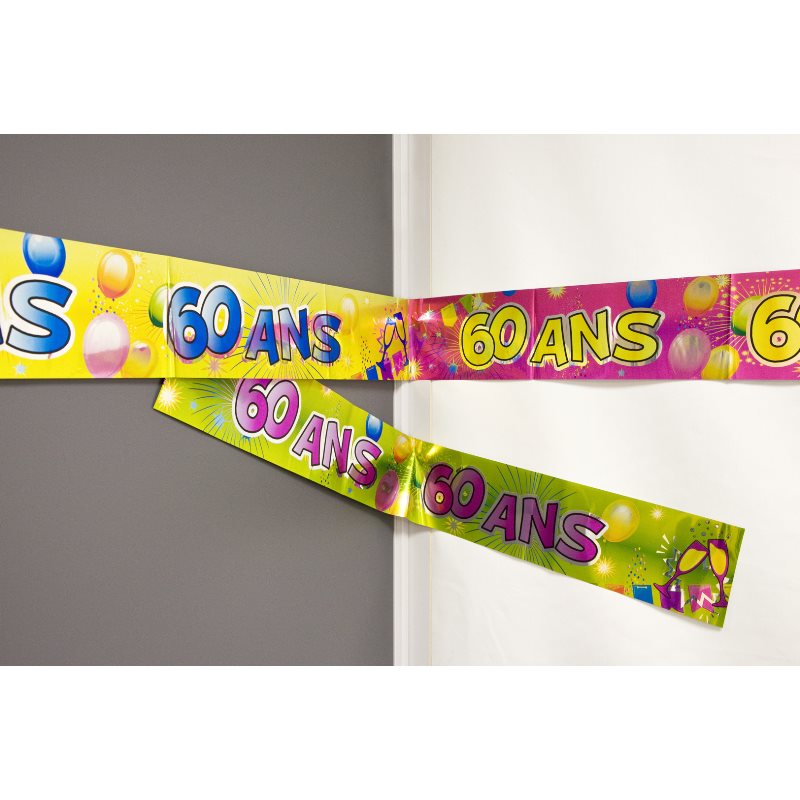 Banni�re anniversaire metallis�e POP