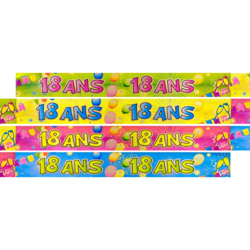 Banni�re anniversaire metallis�e POP