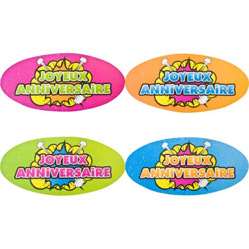 Sticker repositionnable Joyeux Anniversaire