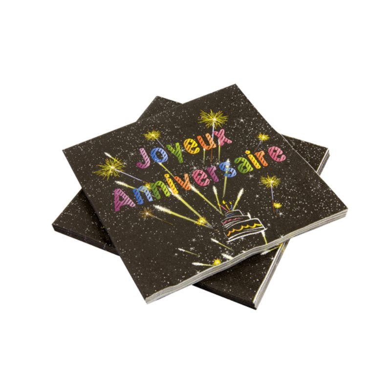 Serviette papier Joyeux Anniversaire