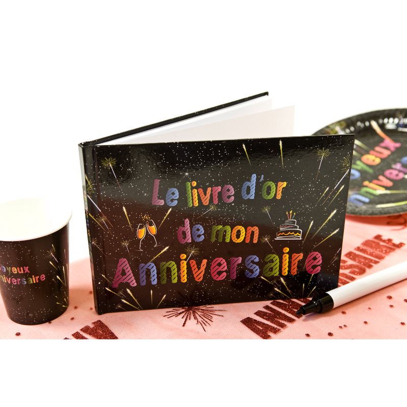 Livre d'or joyeux Anniversaire CHIC