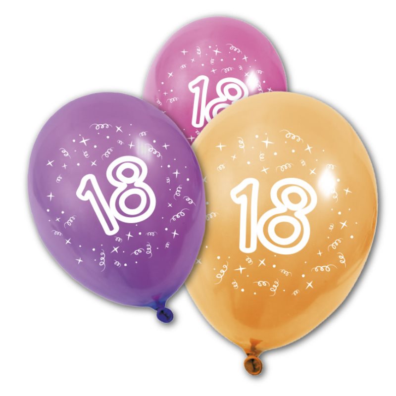 Ballon imprim� ' Age ' x 8 