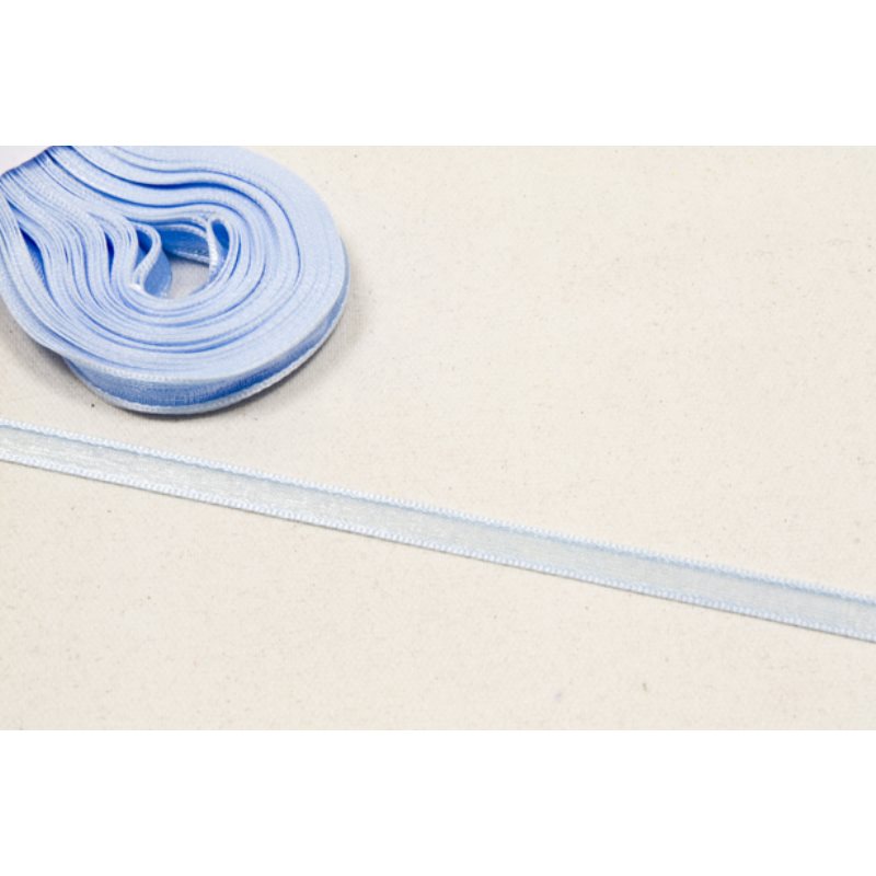 Ruban Organza bord� satin 